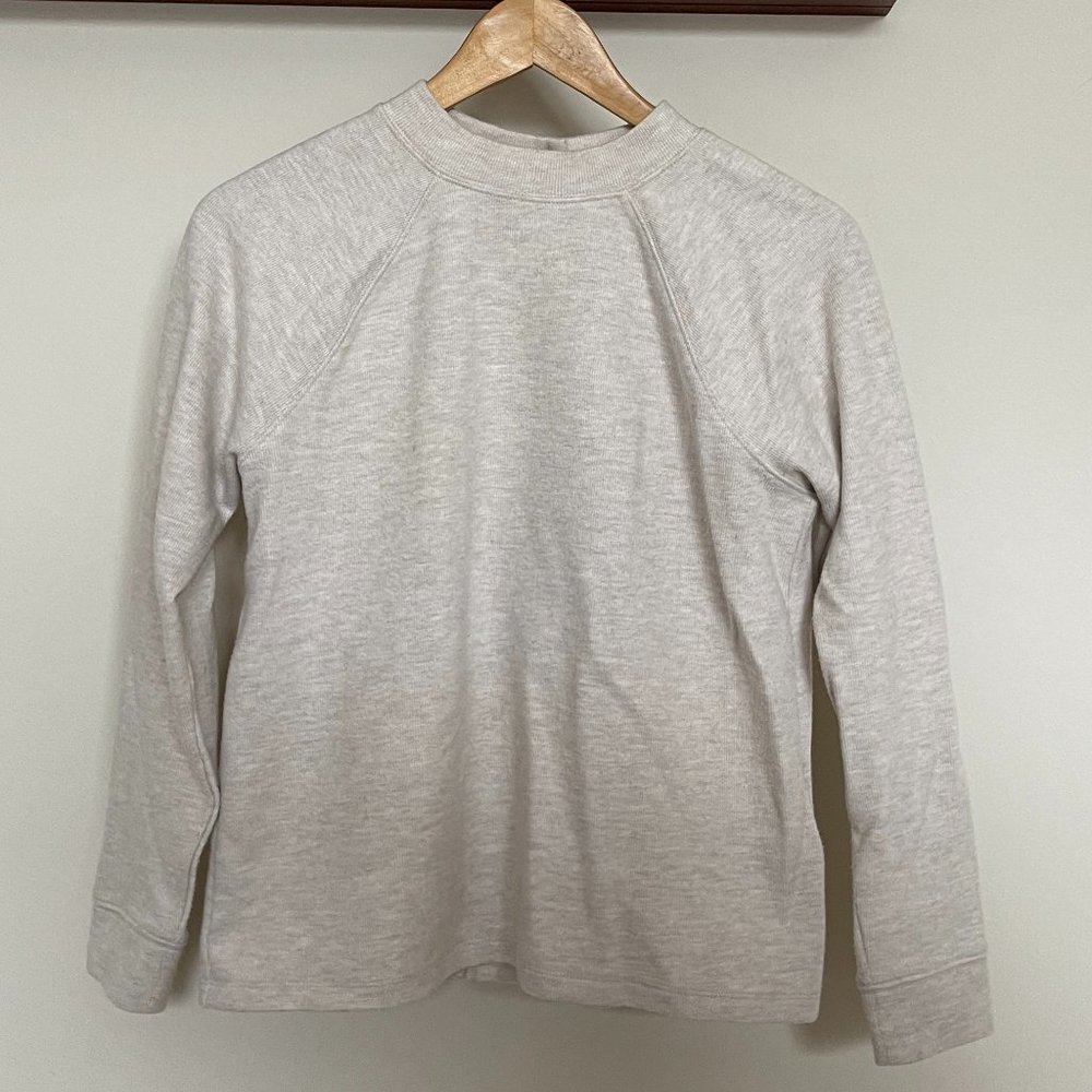 NWOT Madewell Button Back Cream Sweater sz XS - Picture 5 of 5